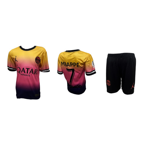 Детски футболен комплект Paris Saint Germain MBAPPE 7
